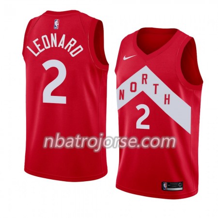 Män Toronto Raptors Tröja Kawhi Leonard 2 2018-19 Nike Röd Swingman Män Toronto Raptors Tröja Kawhi Leonard 2 2018-19 Nike Röd Swingman